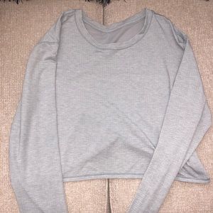 Lululemon long sleeve crop tee